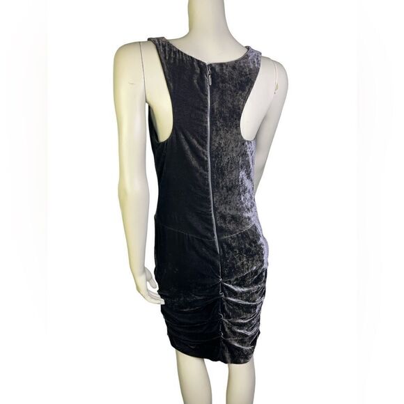Nicole Miller Like New Sleeveless Sheath Cowl Neckline Size 8 in Velour PERFECT! - Picture 2 of 5